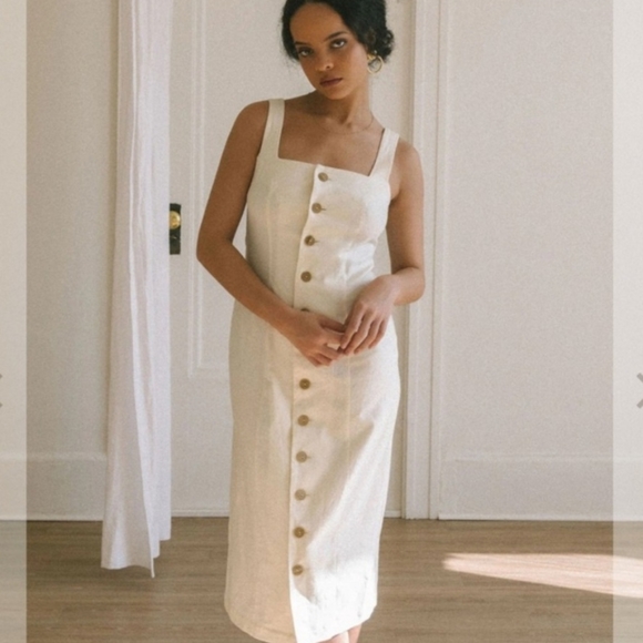 Harly Jae Provence Dress Sample in Ivory xsmall / small - Picture 2 of 10